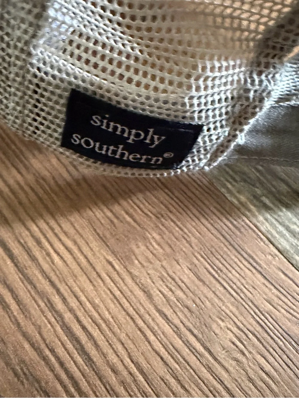 Simply Southern Light Gray Distressed Trucker Hat
